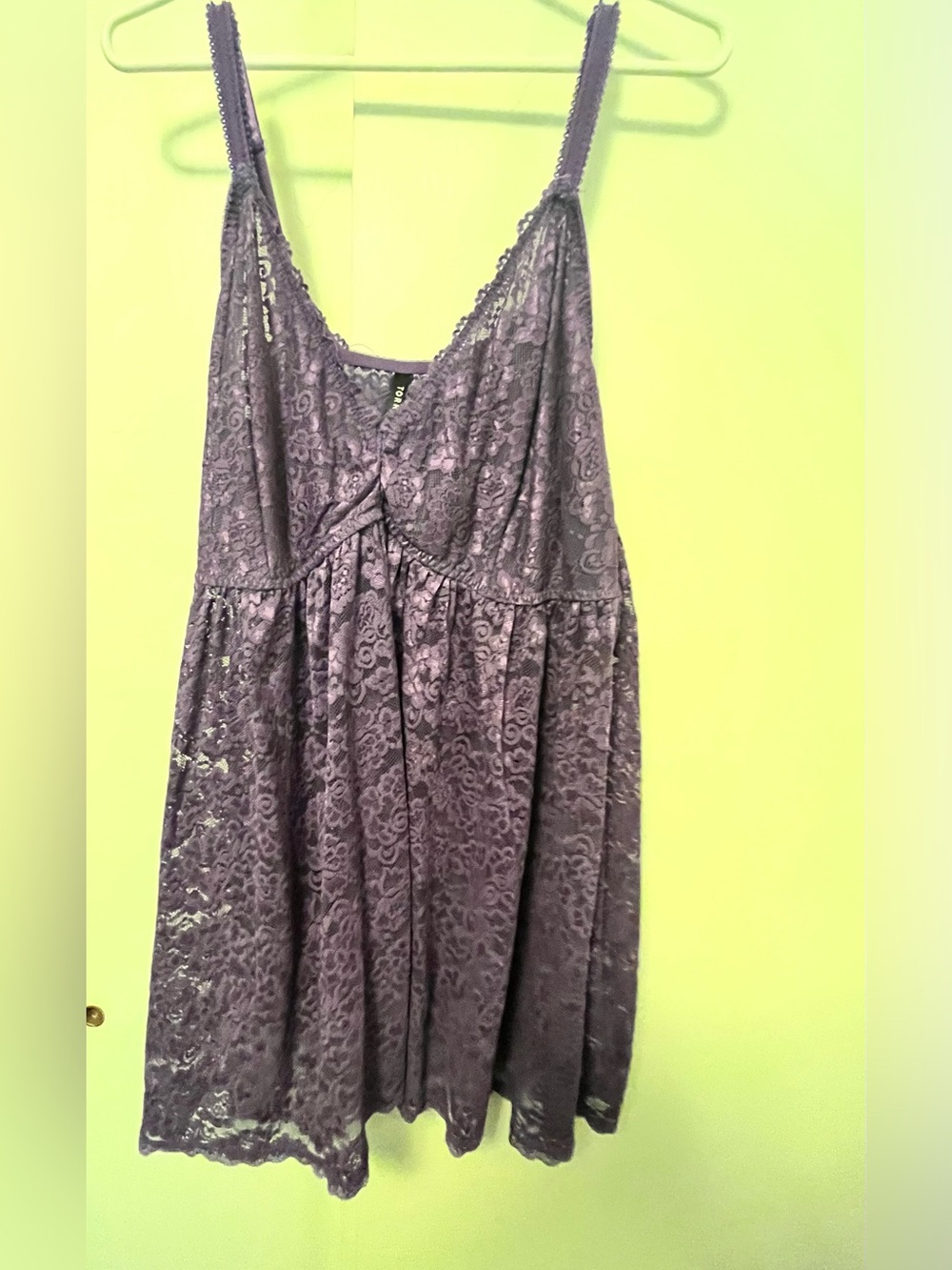 torrid Purple Lace Chemise